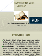 Prapenuntutan Dan Surat Dakwaan (Kuliah Umum Reda Mantovani 30 3 2016) - Pulihkan