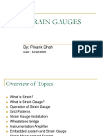 Strain Gauges: By: Pinank Shah