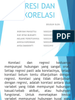 Statistika (Regresi Dan Kolerasi)