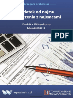 Grzegorz Grabowski Podatek Od Najmu I Rozliczenia Z Najemcami PDF