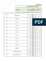 Avance Precios Unitarios Cotizaciones