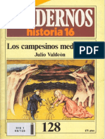 Cuadernos de Historia 16 128 Los Campesinos Medievales Valdeon Julio PDF