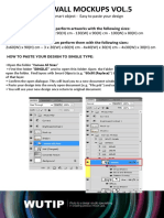 Art Wall Mockups Vol.5: For SINGLE Type, Buyers Can Perform Artworks With The Following Sizes