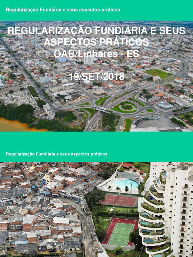 Aspectos Práticos da Regularização Fundiária | PDF | Estatuto ...