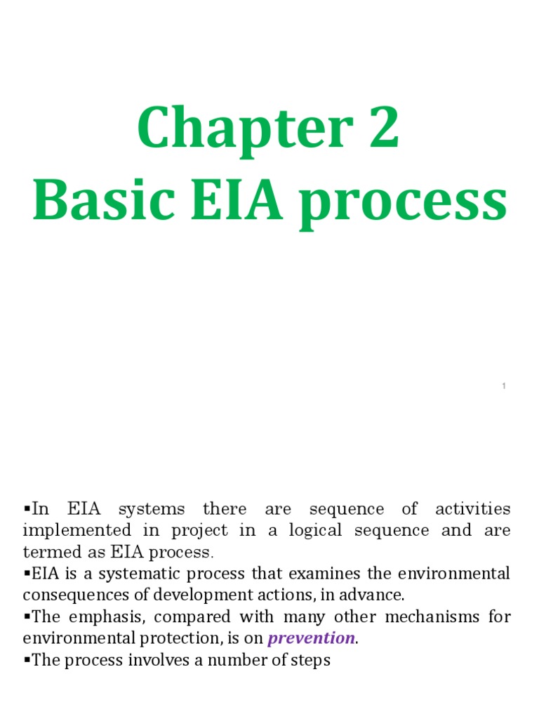 EIA Process Overview and Stages | PDF | Environmental Impact Assessment ...