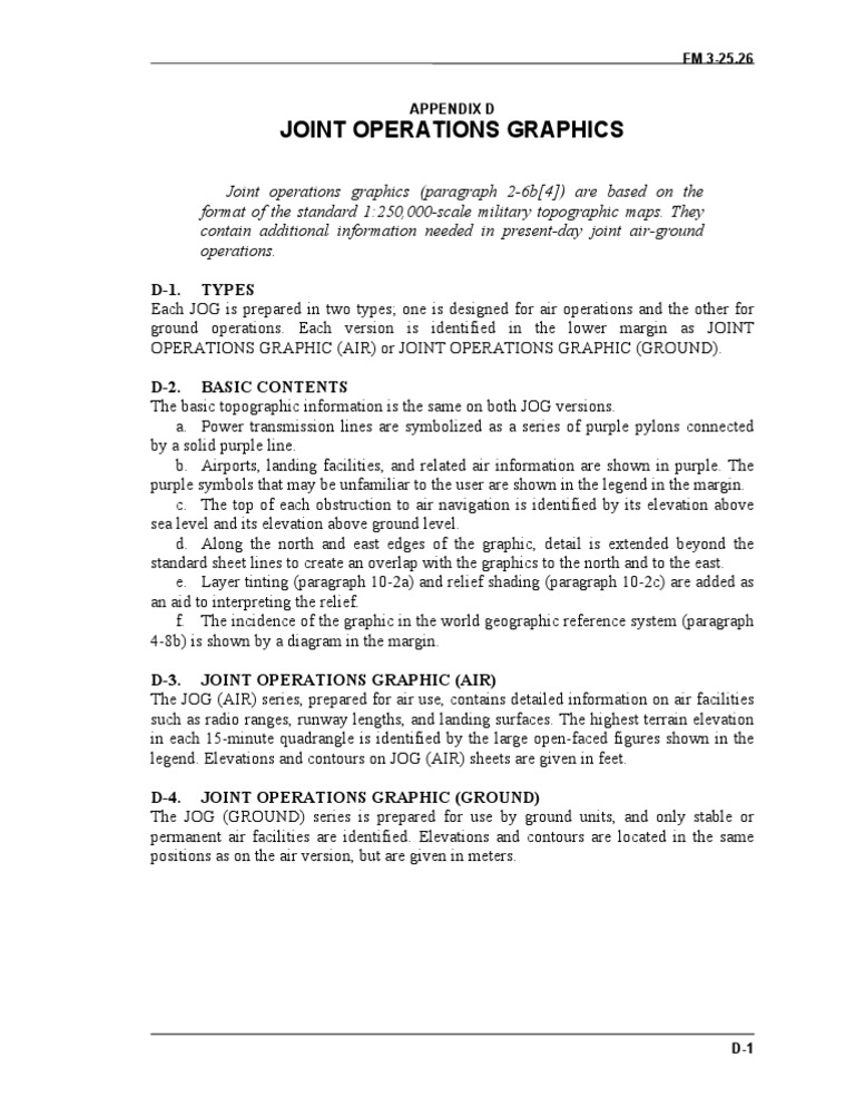 Joint Operations Graphics Overview | PDF | Computers