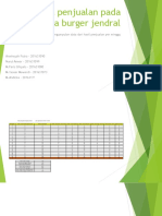 Data Penjualan Pada Usaha Burger Jendral
