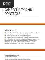 Sap Security and Controls