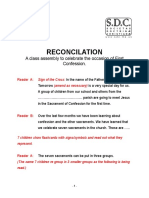 Reconcilation: A Class Assembly To Celebrate The Occasion of First Confession