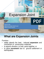 Expansion Joint: Disusun Oleh: Muhammad Iqbal Abdul Rasyid Ridhan Fauzan Prasetyo