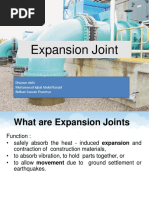 Expansion Joint: Disusun Oleh: Muhammad Iqbal Abdul Rasyid Ridhan Fauzan Prasetyo