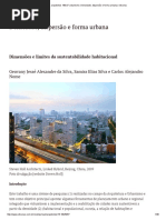 Densidade, Dispersão e Forma Urbana