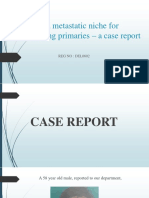 Metastatic Lung Cancer to Oral Cavity