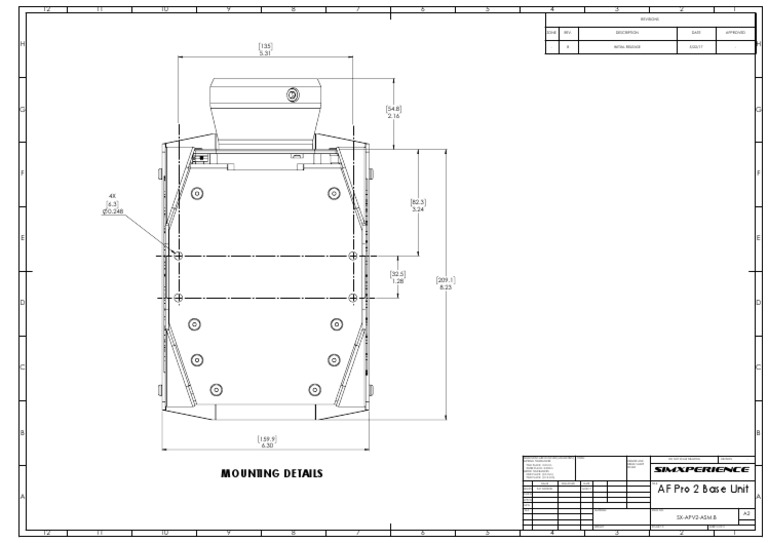 Mounting Details SX APV2 ASM.B | PDF | Units Of Measurement