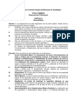 Reglamento de Gestion Integral Del Municipio de Guadalajara PDF