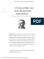 Julius Evola en Italia- una sintesis de... tradicionalista | Biblioteca Evoliana