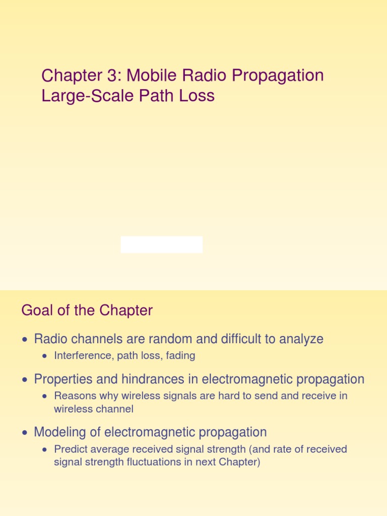 Mobile Radio Path Loss Analysis | PDF | Radio Propagation | Antenna (Radio)