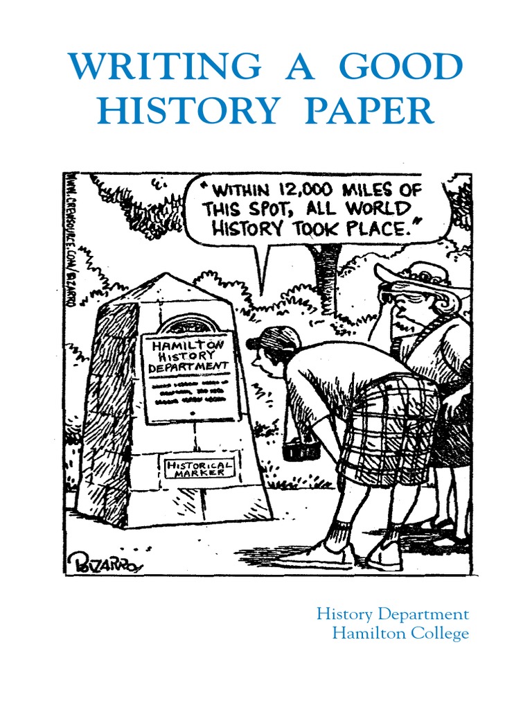 Writing Good History Paper | PDF | Unrest
