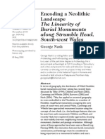 Encoding a Neolithic Landscape The Linearity of Burial Monuments along Strumble Head, South-west Wales