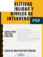 Políticas Públicas y Niveles de Intervención Clase 7