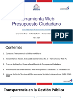 Herramienta Web Presupuesto Ciudadano
