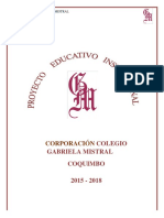 Colegio Gabriela Mistral Coquimbo Proyecto Educativo Institucional 2015-2018