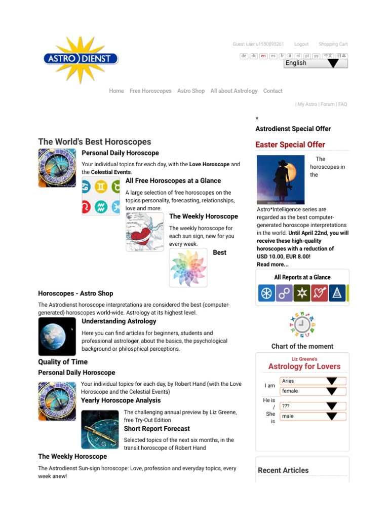 Horoscope and Astrology Homepage Astrodienst Download Free PDF