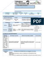 Sesión de Aprendizaje 05-1º