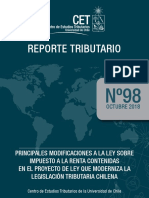 Principales Cambios A La LIR en El Nuevo Proyecto de Reforma