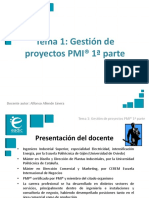 Presentación - M1T1 - Gestión de Proyectos PMI® 1 Parte PDF
