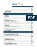 Penile Catheterisation OSCE Mark Scheme