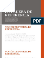 Trabajo Sobre Prueba de Referencia