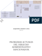 Problemas Actuales Del Derecho Administrativo Sancionador (Cubierta y Primeras Páginas) (8346) PDF