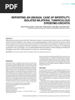 Reporting An Unusual Case of Infertility Isolated Bilateral Tuberculous Epididymo-Orchitis