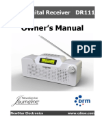 Owner's Manual: DRM Digital Receiver DR111