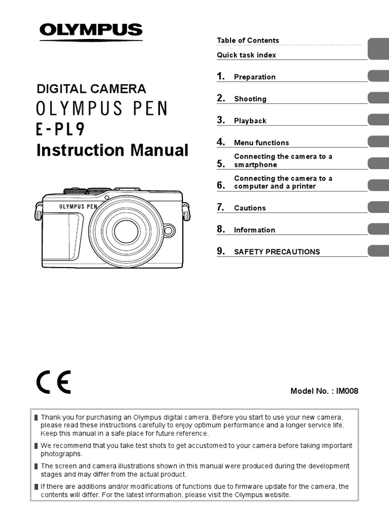 Instruction Manual Digital Camera PDF Digital Camera Modes Camera
