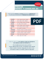 A1 Expresar Órdenes y Consejos II PDF