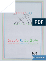 Contar Es Escuchar - Ursula K Le Guin