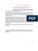 Competencias, Capacidades y Estándares de Aprendizaje de Ciencia y Tecnología