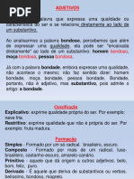 Classe de Palavras II