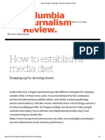Jihii Jolly - How To Establish A Media Diet - Columbia Journalism Review