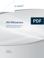 Ifs Pacsecure: Standard For Auditing Quality and Safety of Packaging Materials