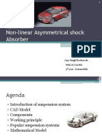 Non-Linear Asymmetrical Shock Absorber: Suspension System