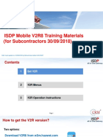 ISDP Mobile V2R8 Training Materials (For Subcontractors) PDF