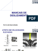 Mancais de Deslizamento. Prof. Dr. Julio Cézar de Almeida