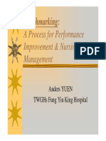 Benchmarking:: A Process For Performance Improvement & Nursing Risk Management