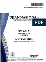 Soal UN 2018 Matematika IPA SMA Paket C1 (WWW - Sudutbaca.com) PDF