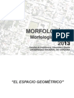 Morfologia III - Espacio Geometrico - 2013