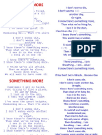 SOMETHING MORE - Song activtity.ppt