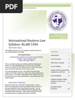 International Business Law Online - 5384 - Syllabus (Updated 1.30.19) PDF